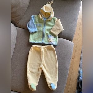 Vintage fleece tracksuit 3-6 months